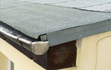 Hillside flat garage roofing repairs