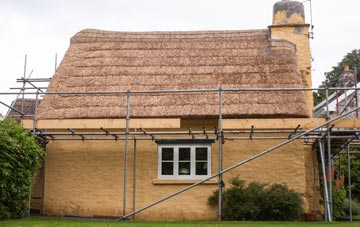 Hillside thatch roofing costs