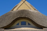 Hillside thatch roofing